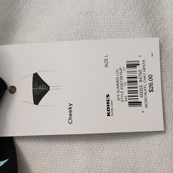 NWT Two piece bikini with ombre Cover-up - Picture 10 of 16